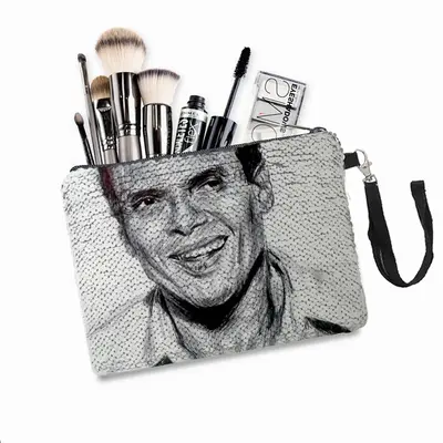 Harry Belafonte Sequin Makeup Bag