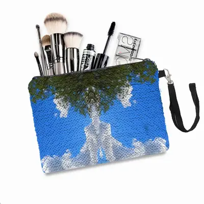 Dragon Clouds Sequin Makeup Bag