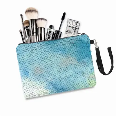 A New World- Paradise I Sequin Makeup Bag