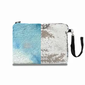 A New World- Paradise I Sequin Makeup Bag