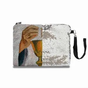 Corpus Domini Sequin Makeup Bag