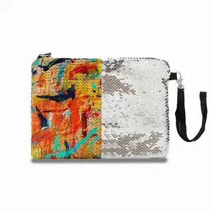 Playful Symbiosis Sequin Makeup Bag