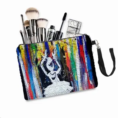 Firework Performance Sequin Makeup Bag