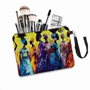 Hard Working Mothers Sequin Makeup Bag