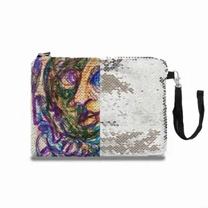 Co-Existence Sequin Makeup Bag