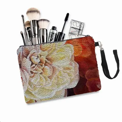 Roses Sequin Makeup Bag