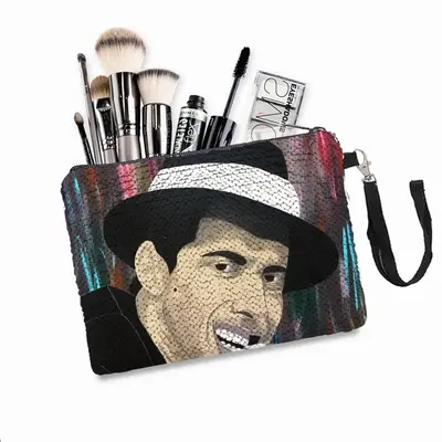 Adrian Celentano - Cinema Italian Man Boy Sequin Makeup Bag