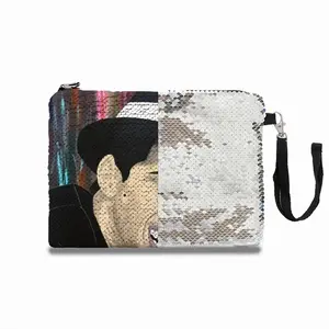 Adrian Celentano - Cinema Italian Man Boy Sequin Makeup Bag