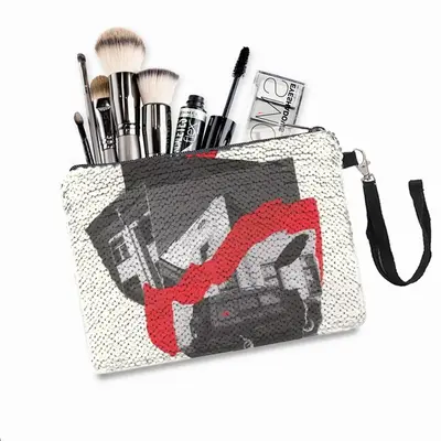 Wwf Sumatran Rhino Sequin Makeup Bag