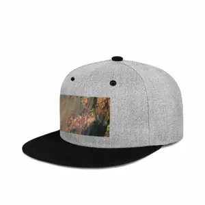 Bronze Abstraction Flat Brim Hip Hop Hat