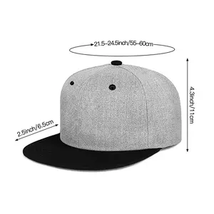 Bronze Abstraction Flat Brim Hip Hop Hat