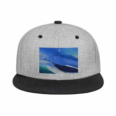 Into The Great Blue Flat Brim Hip Hop Hat