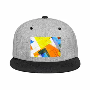 White Night Riot Flat Brim Hip Hop Hat