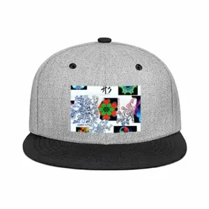 Ozen Flat Brim Hip Hop Hat