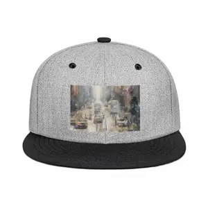 Snowy Day Flat Brim Hip Hop Hat