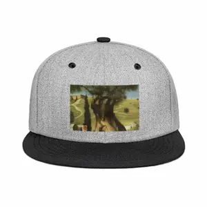 Old Olive Flat Brim Hip Hop Hat