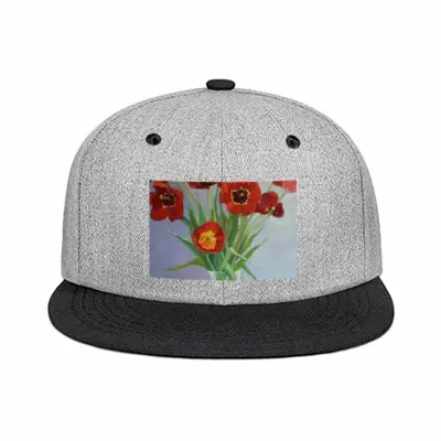 Tulips Flat Brim Hip Hop Hat