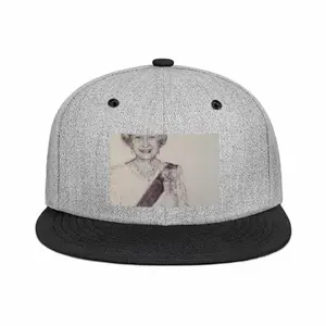 Queen Elizabeth Ii Flat Brim Hip Hop Hat