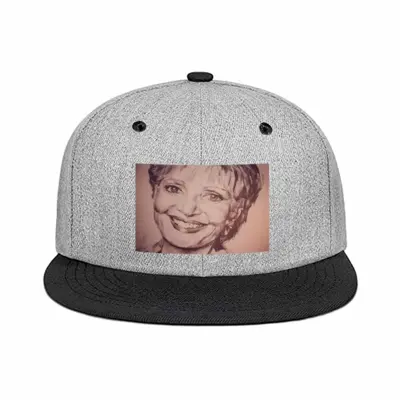 Florence Henderson Portrait Flat Brim Hip Hop Hat