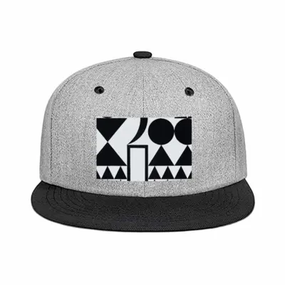 Crescent Flat Brim Hip Hop Hat