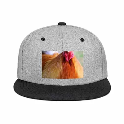 Rooster Stare Down Flat Brim Hip Hop Hat