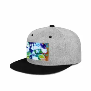 Peonies And Irises Flat Brim Hip Hop Hat