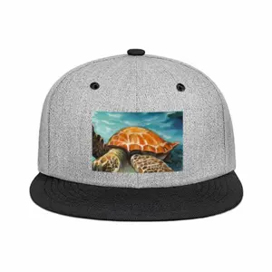 Caribbean Turtle Ii Flat Brim Hip Hop Hat