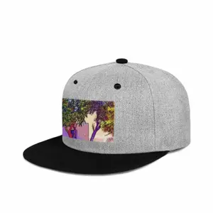 Santorini Trees In Oia Flat Brim Hip Hop Hat