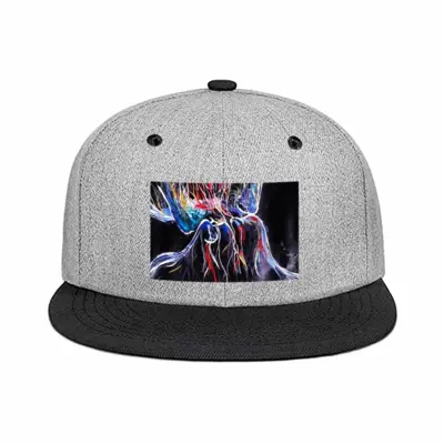 Volcanic Eruption Flat Brim Hip Hop Hat