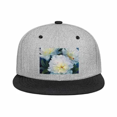 Magic Of Peonies Flat Brim Hip Hop Hat