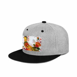 Brown Little Bird Flat Brim Hip Hop Hat