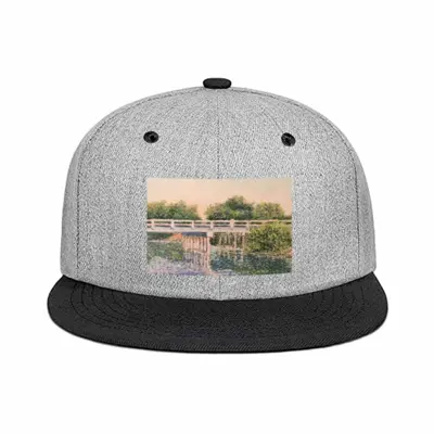 Bridge Over Canal Flat Brim Hip Hop Hat