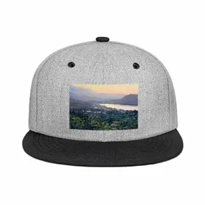 Sunset In Crete Greece Flat Brim Hip Hop Hat