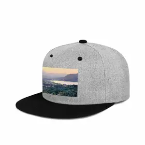 Sunset In Crete Greece Flat Brim Hip Hop Hat