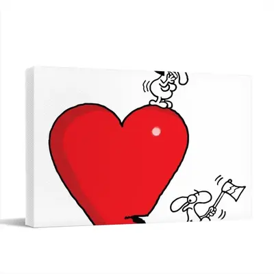 Axing Love Canvas Decorative Painting (Multi-Size, Transverse)