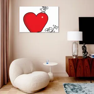 Axing Love Canvas Decorative Painting (Multi-Size, Transverse)