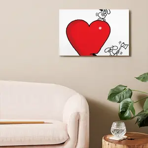 Axing Love Canvas Decorative Painting (Multi-Size, Transverse)