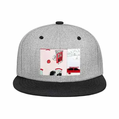 Dream House Flat Brim Hip Hop Hat