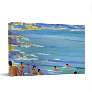 Bathers In Antibes Canvas Decorative Painting (Multi-Size, Transverse)