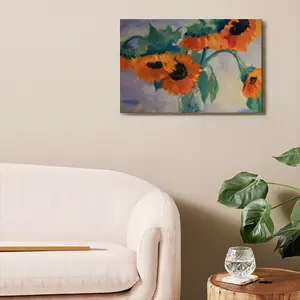 Sunflowers Canvas Decorative Painting (Multi-Size, Transverse)