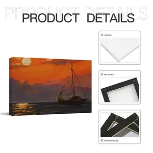 Beautiful Sunset On The Sea Canvas Decorative Painting (Multi-Size, Transverse)