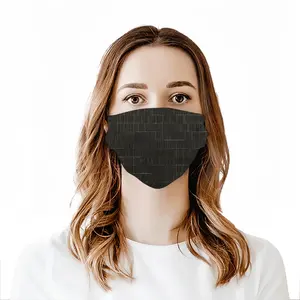 Black Pencil Face Mask With 10pcs Filters