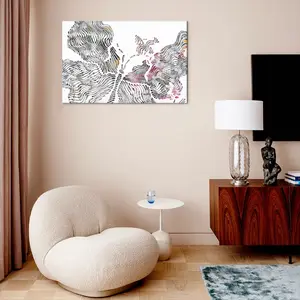 Butterflies Explosion Of Love Canvas Decorative Painting (Multi-Size, Transverse)