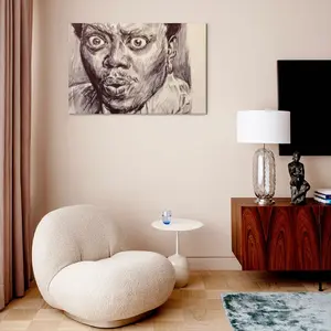 Bernie Mac Portrait Canvas Decorative Painting (Multi-Size, Transverse)