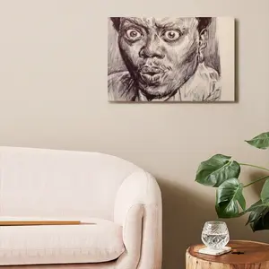 Bernie Mac Portrait Canvas Decorative Painting (Multi-Size, Transverse)