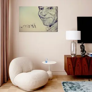 Bill Cosby Portrait Canvas Decorative Painting (Multi-Size, Transverse)