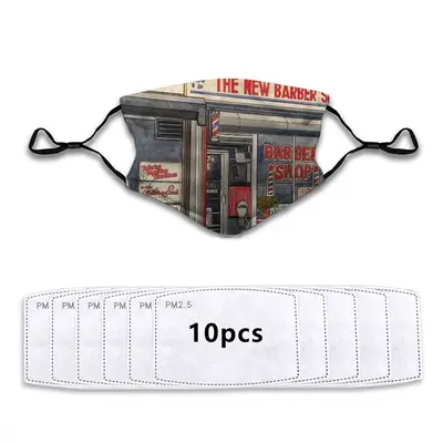 The New Barber Shop New York City Face Mask With 10pcs Filters