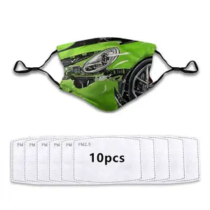 Porsche Gt3 Crash Face Mask With 10pcs Filters