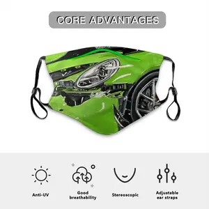 Porsche Gt3 Crash Face Mask With 10pcs Filters