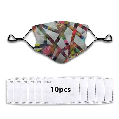 #74-2021 Face Mask With 10pcs Filters